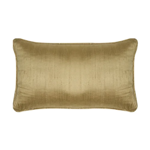 Alpaq Studio - Gold Rectangular Silk Shantung Cushion
