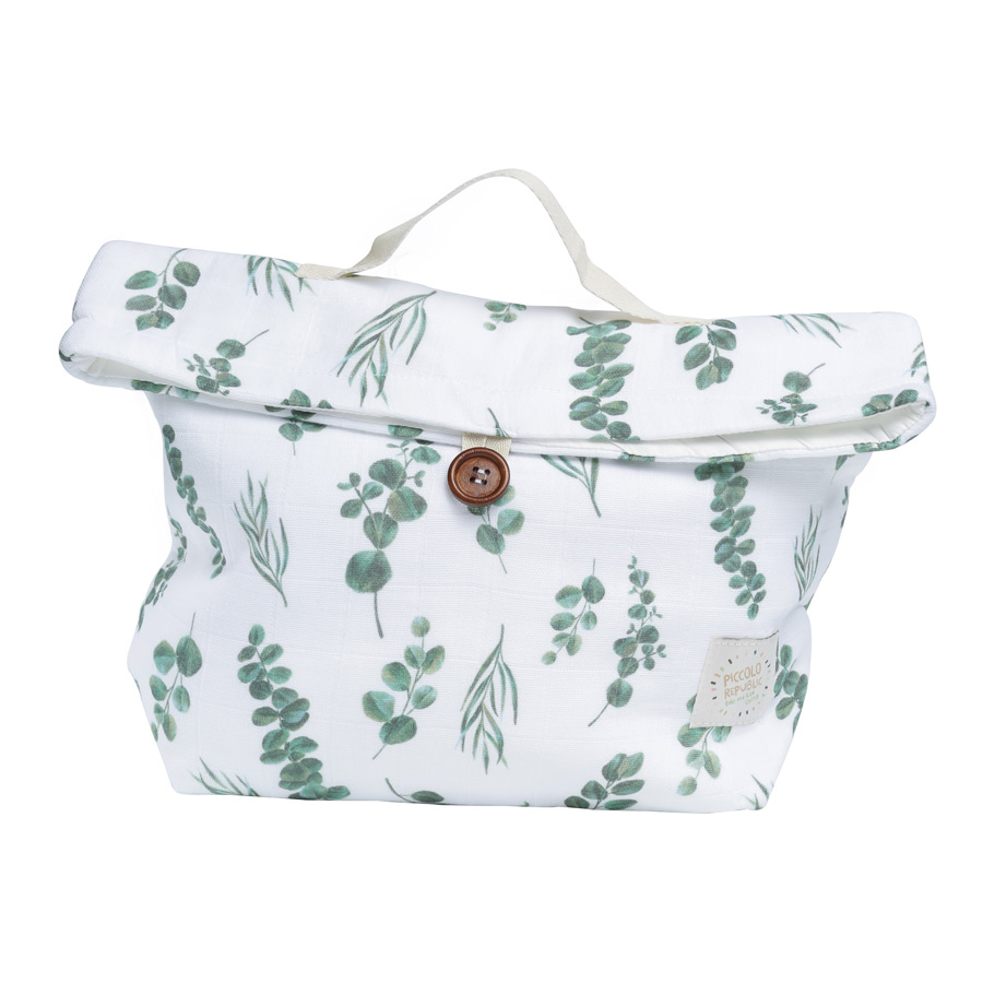 Persona Botanica Ocaliptus Patterned Muslin Bag