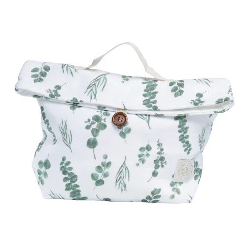 Piccolo Republic - Persona Botanica Ocaliptus Patterned Muslin Bag