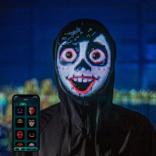 Rave Neon - Rave Neon Uygulama Destekli LED Maske