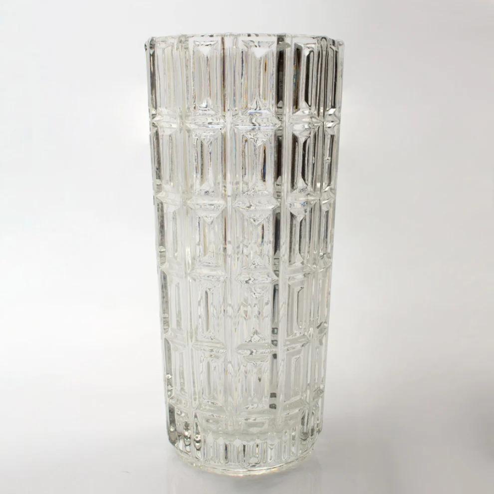 Gınni Dudu - Clear Glass 1970’s Vase