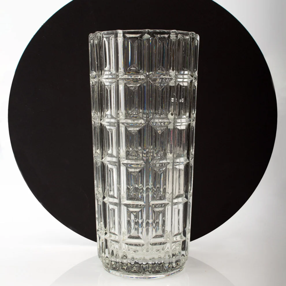 Gınni Dudu - Clear Glass 1970’s Vase