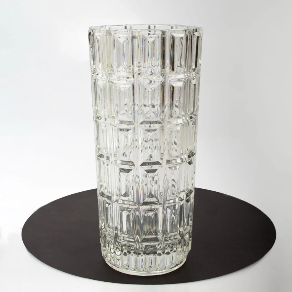 Gınni Dudu - Clear Glass 1970’s Vase