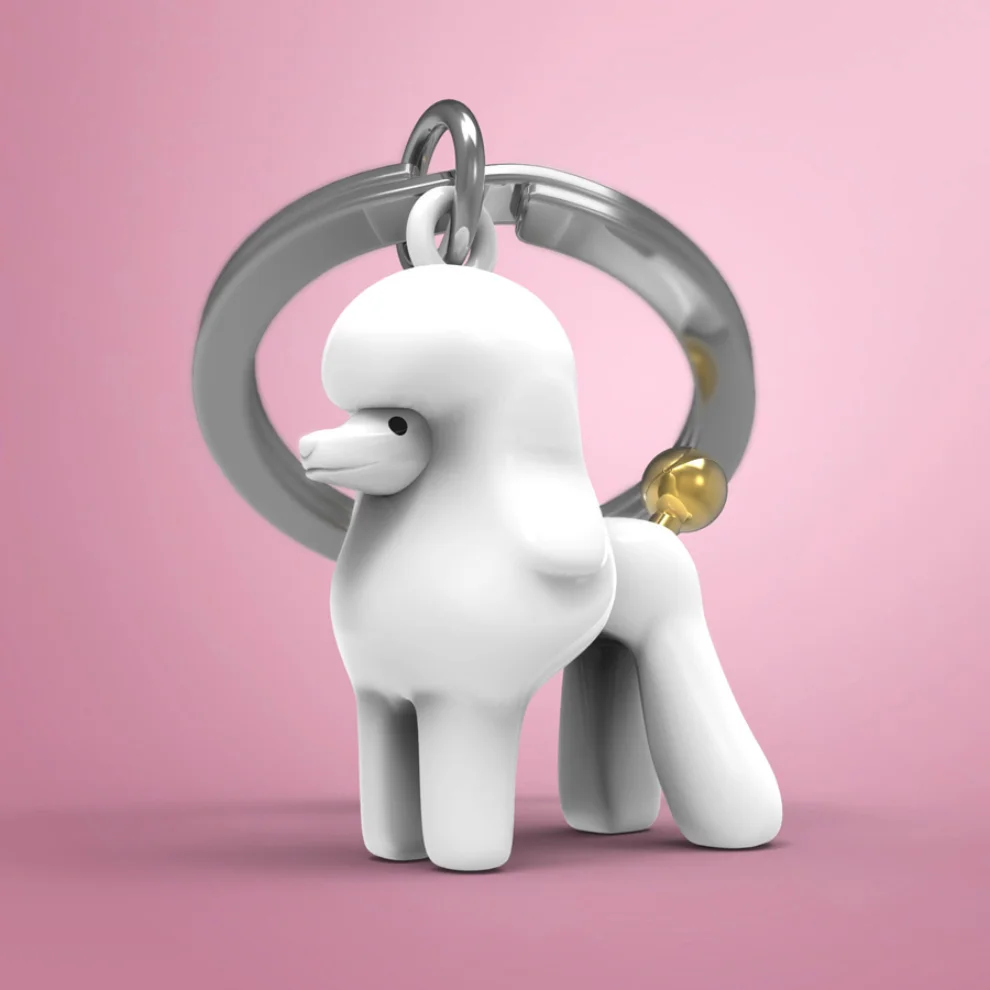 Metalmorphose - Poodle Dog Keychain