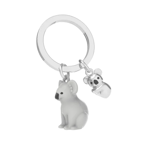 Metalmorphose - Mother Baby Koala Keychain