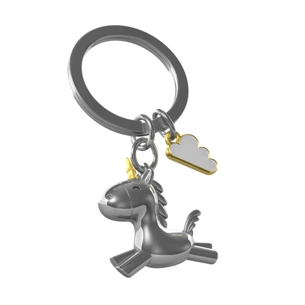 Metalmorphose - 3D Flying Unicorn Keychain