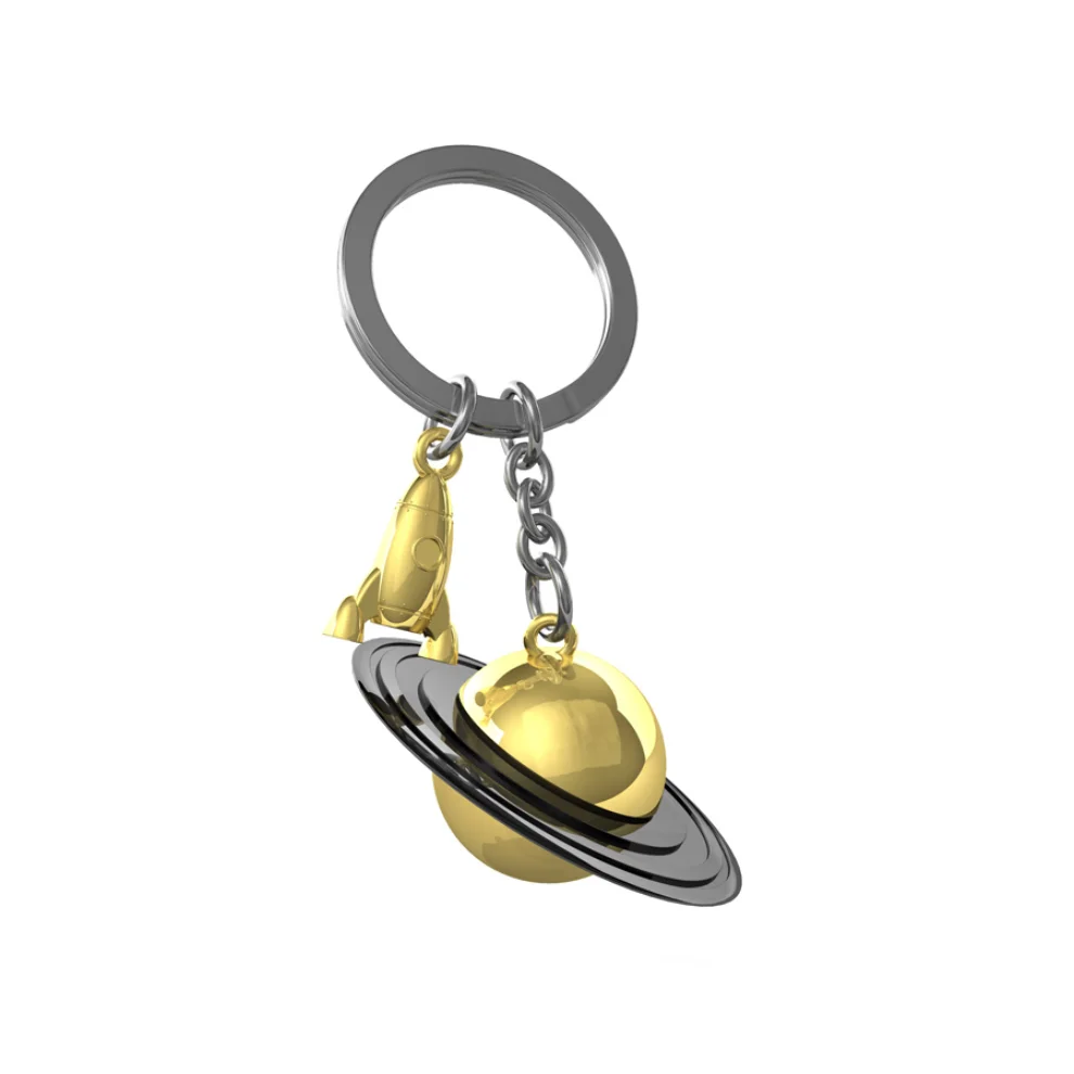 Metalmorphose - Saturn Keychain