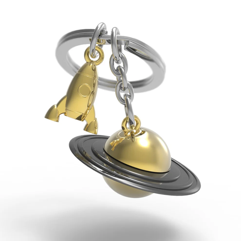 Metalmorphose - Saturn Keychain