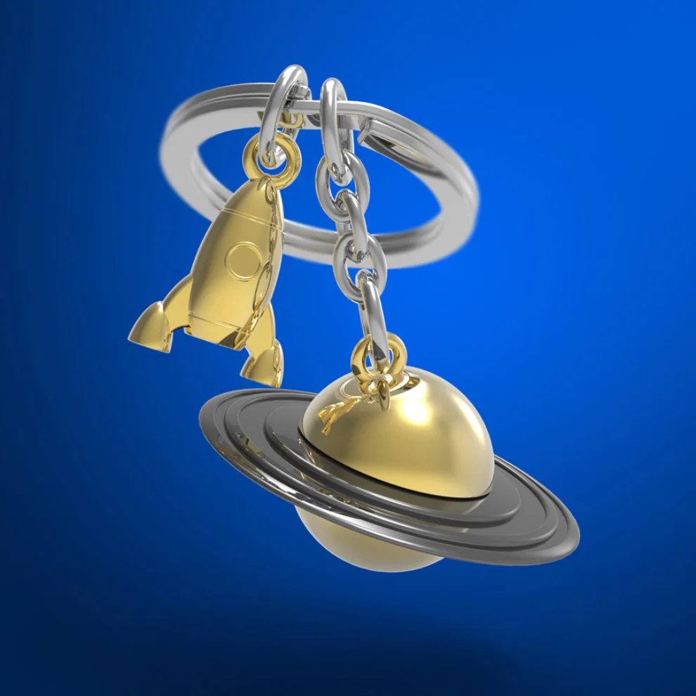 Metalmorphose - Saturn Keychain
