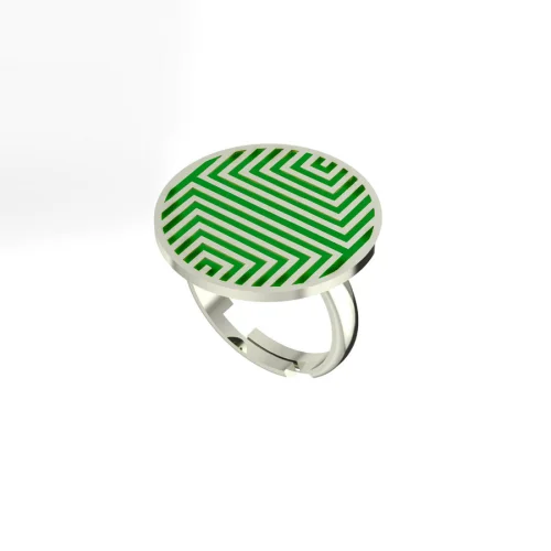 Iris The Brand - Themis Enameled Ring - I