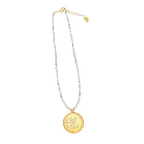 Iris The Brand - Ganesha Aquamarin Necklace