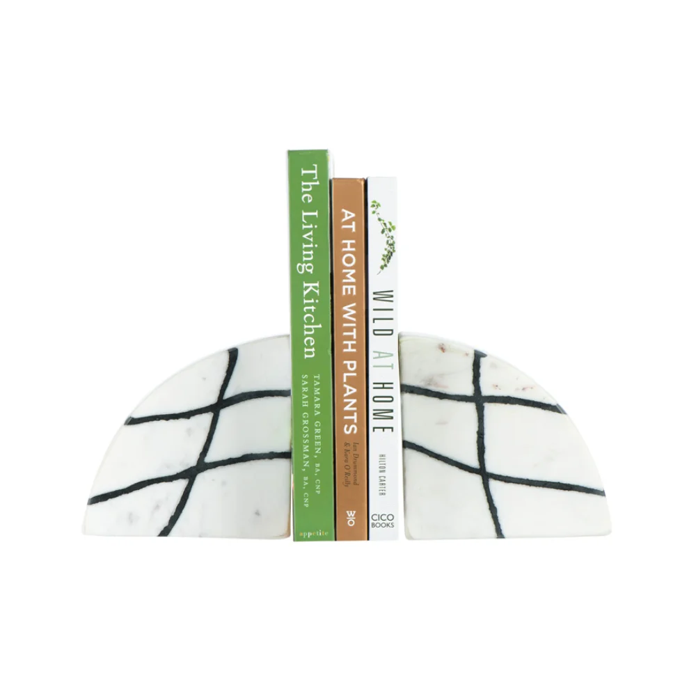 Warm Design	 - Marble Book Organizer