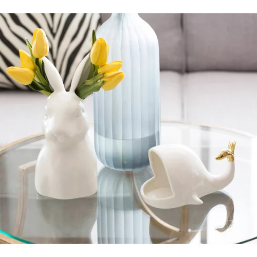 Warm Design	 - Rabbit Doing Yoga Decorative Object