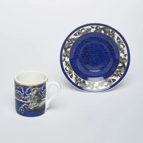 Martius - Mythoslover Horse Set Of 6 Coffee Cup&Saucer