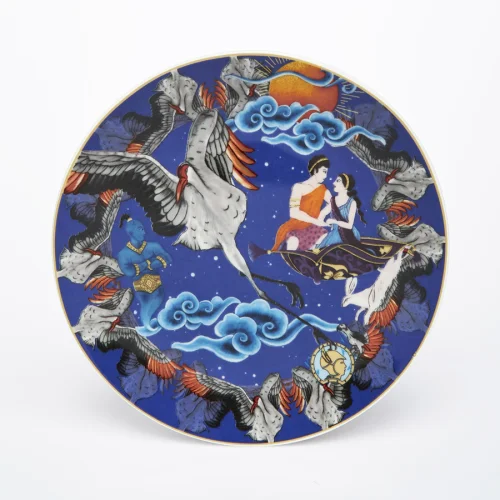 Martius - 1001 Nights Tales (Sky) Dessert & Decorative Plate