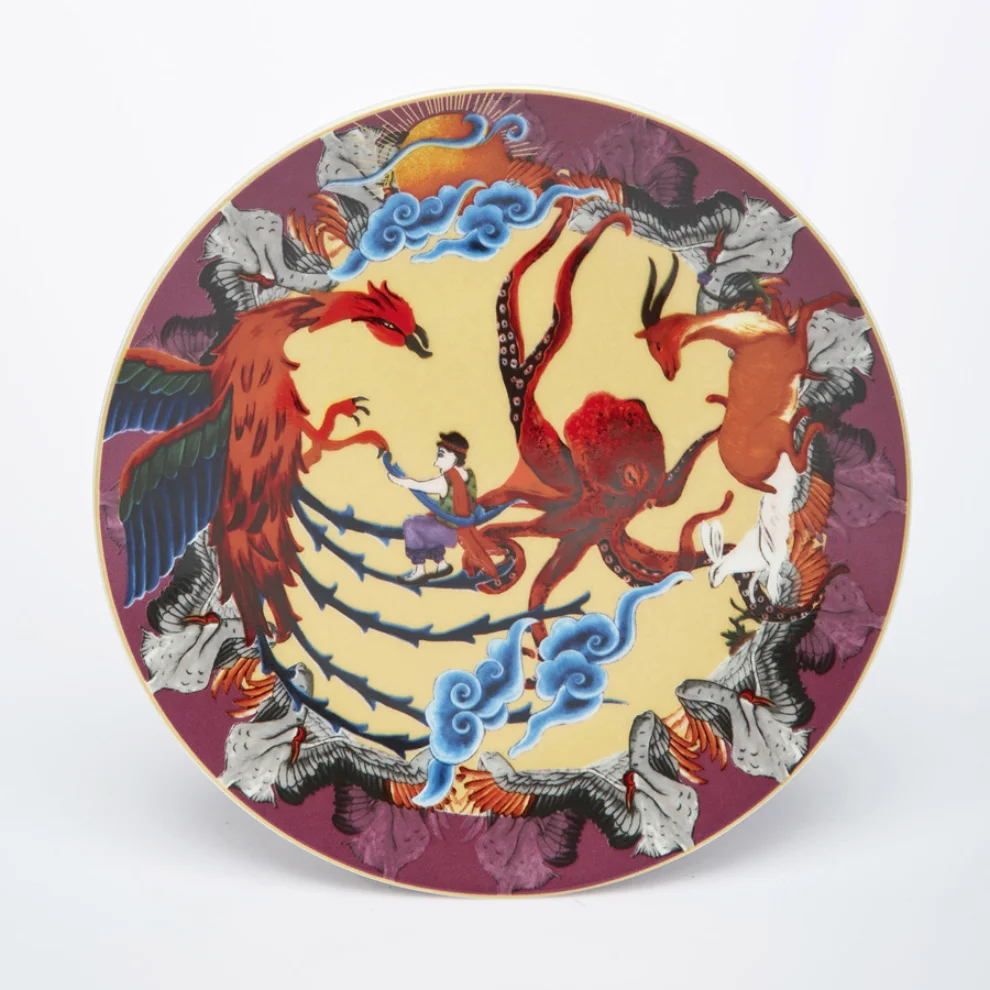 Martius - 1001 Nights Tales (Terra) Dessert & Decorative Plate 