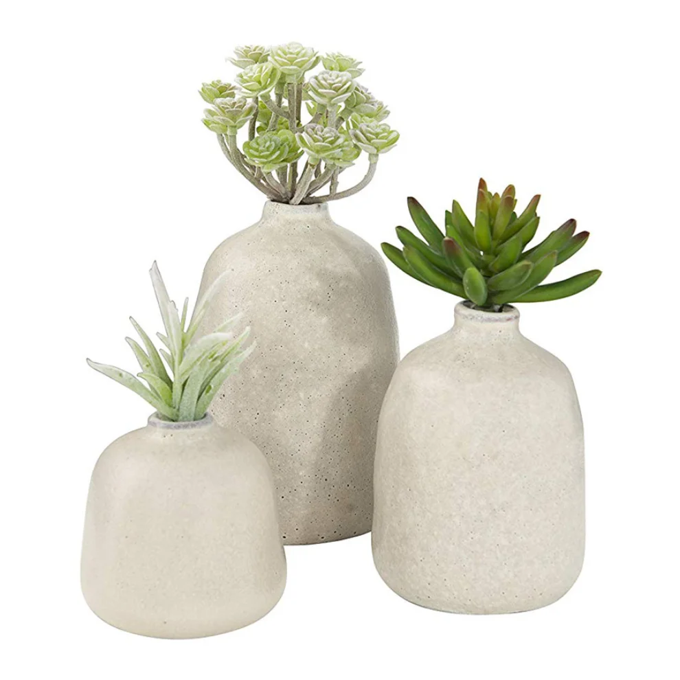 Warm Design	 - Terra Cotta 3 Pcs Vase