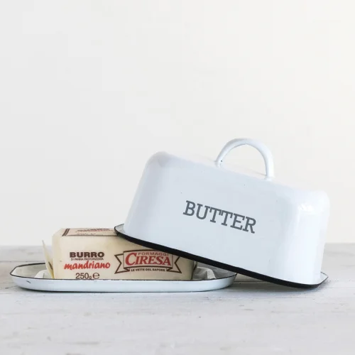 Warm Design	 - Enamel Butter Container