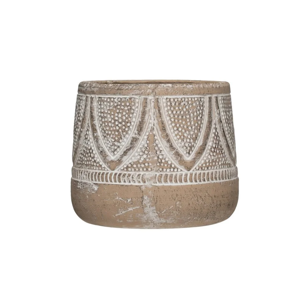 Warm Design	 - Terracotta Flower Pot - Xiii