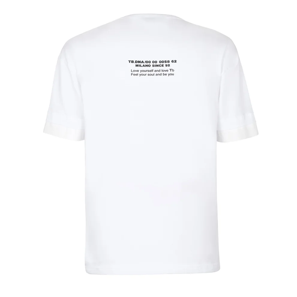 Tbasic - Patterned Pocket Oversize T-shirt