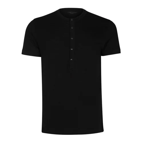 Tbasic - Buttoned Modal T-shirt