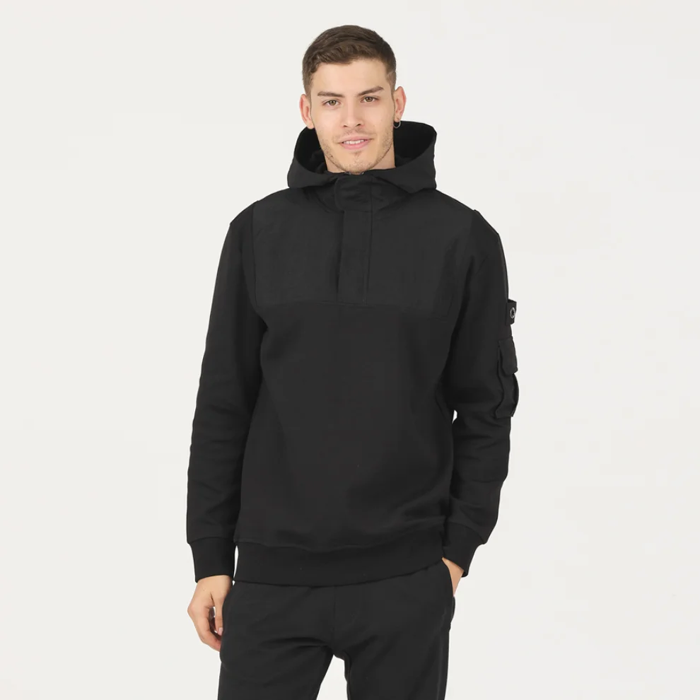 Tbasic - Parachute Hood Sweatshirt