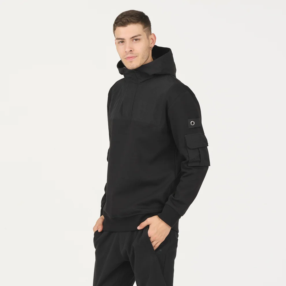 Tbasic - Parachute Hood Sweatshirt