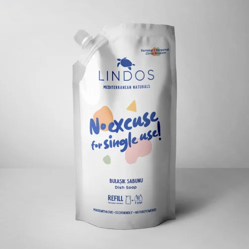 Lindos Naturals - Bulaşık Sabunu -  Portakal & Bergamot