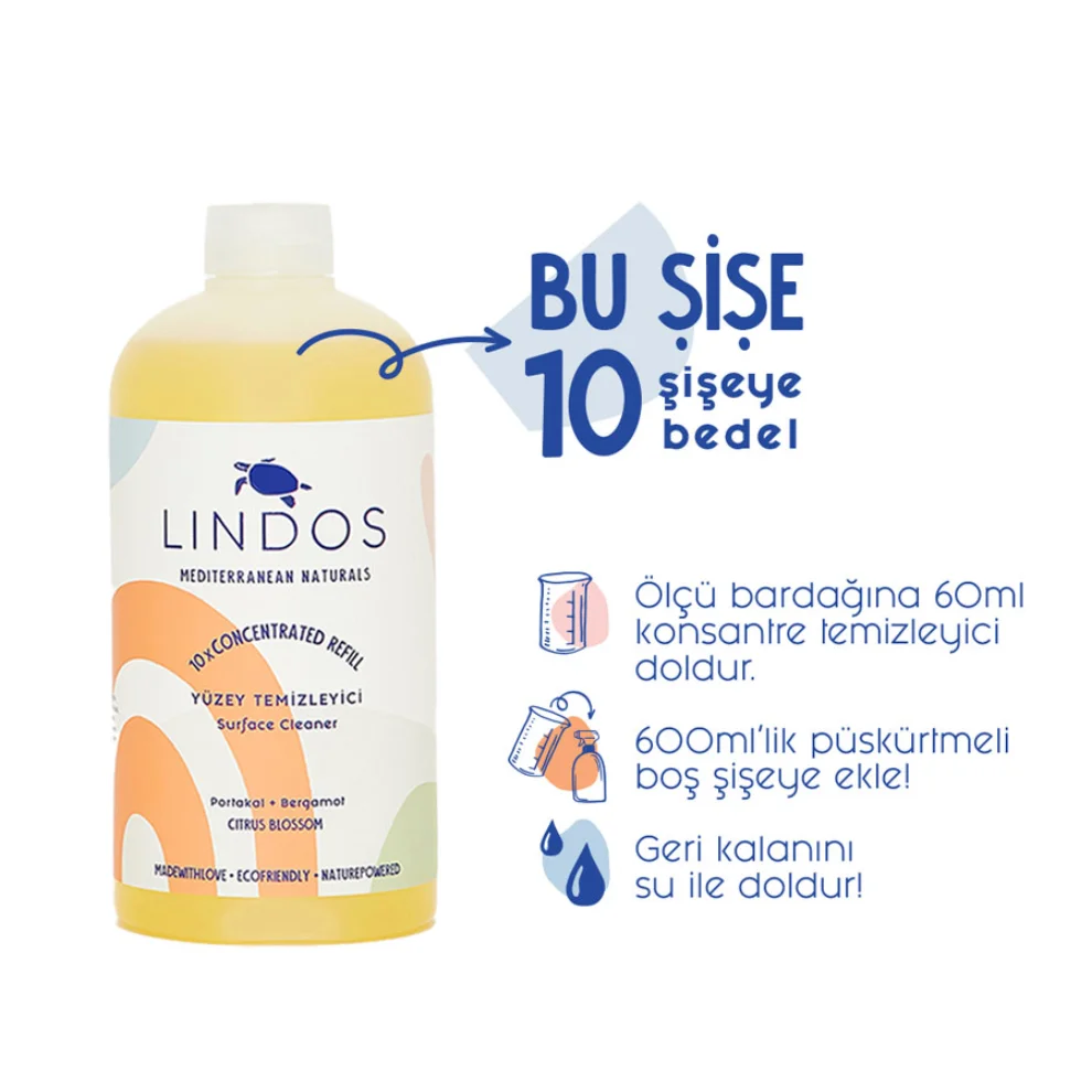 Lindos Naturals - Concentrated Surface Cleaner - Citrus Blossom