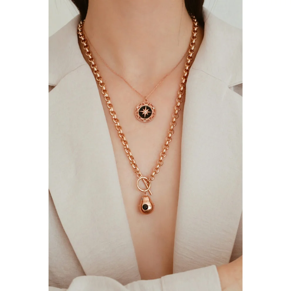 Linya Jewellery - Bubble & Gem Necklace