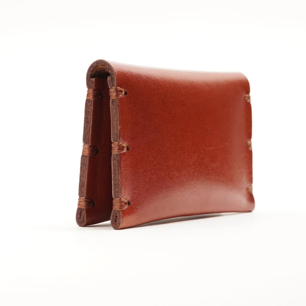 Gard and Co. - Twin Oval Genuine Leather Unisex Wallet-Card Holder