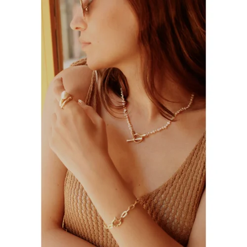 Linya Jewellery - Teri Sand Pearl Necklace