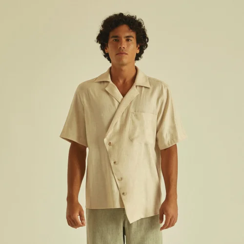Mirno - Rafe Asymmetric Shirt