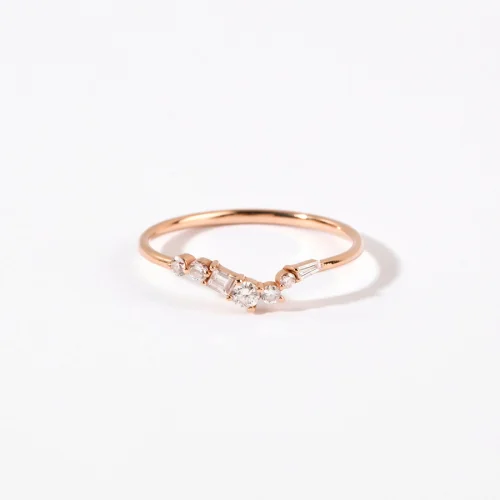 The Anoukis - Asymmetry Pleasure Diamond 14k Ring