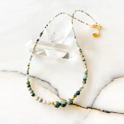Bonjouk Studio - Jiera Emerald Necklace