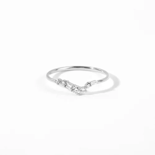 The Anoukis - Asymmetry Pleasure Diamond 14k Ring