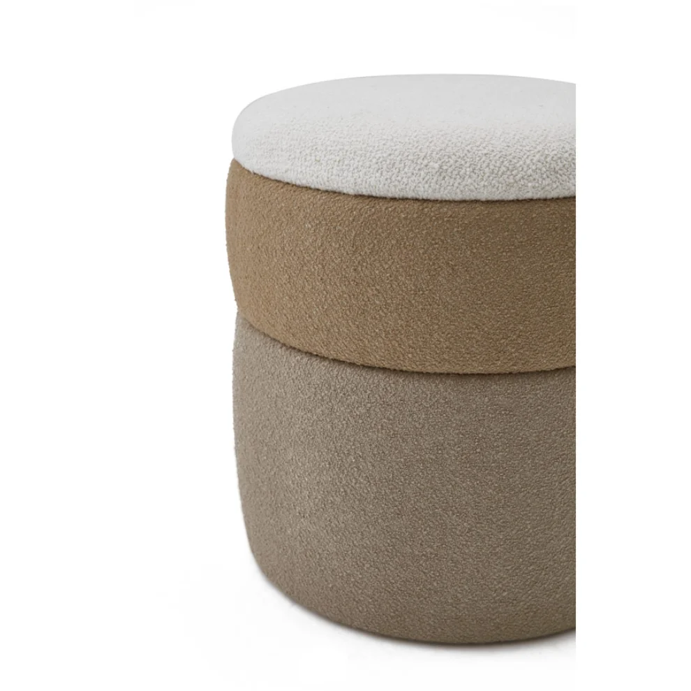 Table and Sofa - Palermo Beige Ottoman