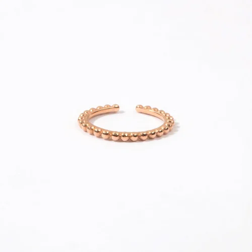 The Anoukis - 14k Gold Beaded Ear Cuff