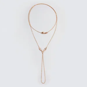 14k Gazelle Hand Bracelet