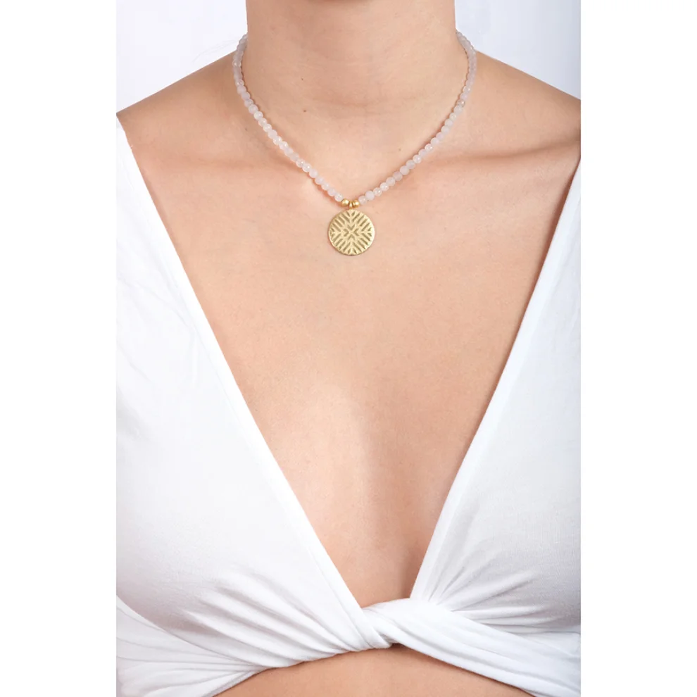 Iris The Brand - Alchera Rose Quartz Necklace
