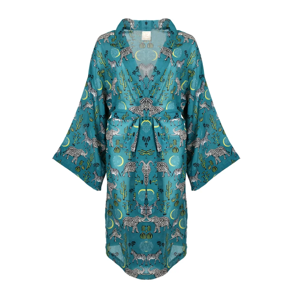 Belle Ame - Afrika Long Kimono