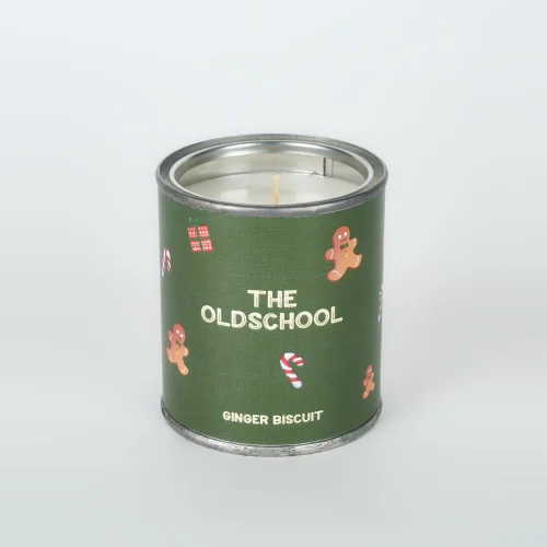 The Old School Candle - Green Christmas Mum