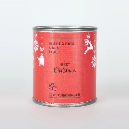 The Old School Candle - Red Christmas Mum