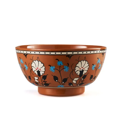 Har Sanat - Carnation Tile Bowl