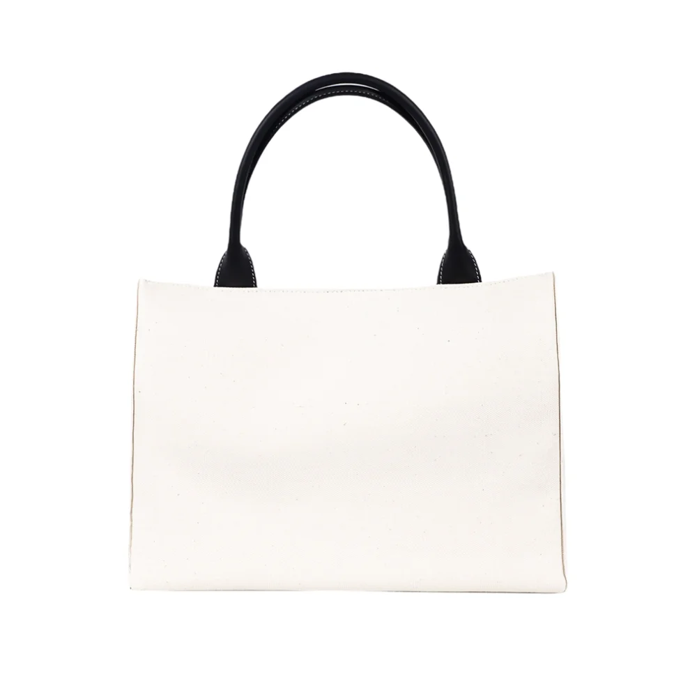 Aika Concept - Floral White Canvas Tote Bag