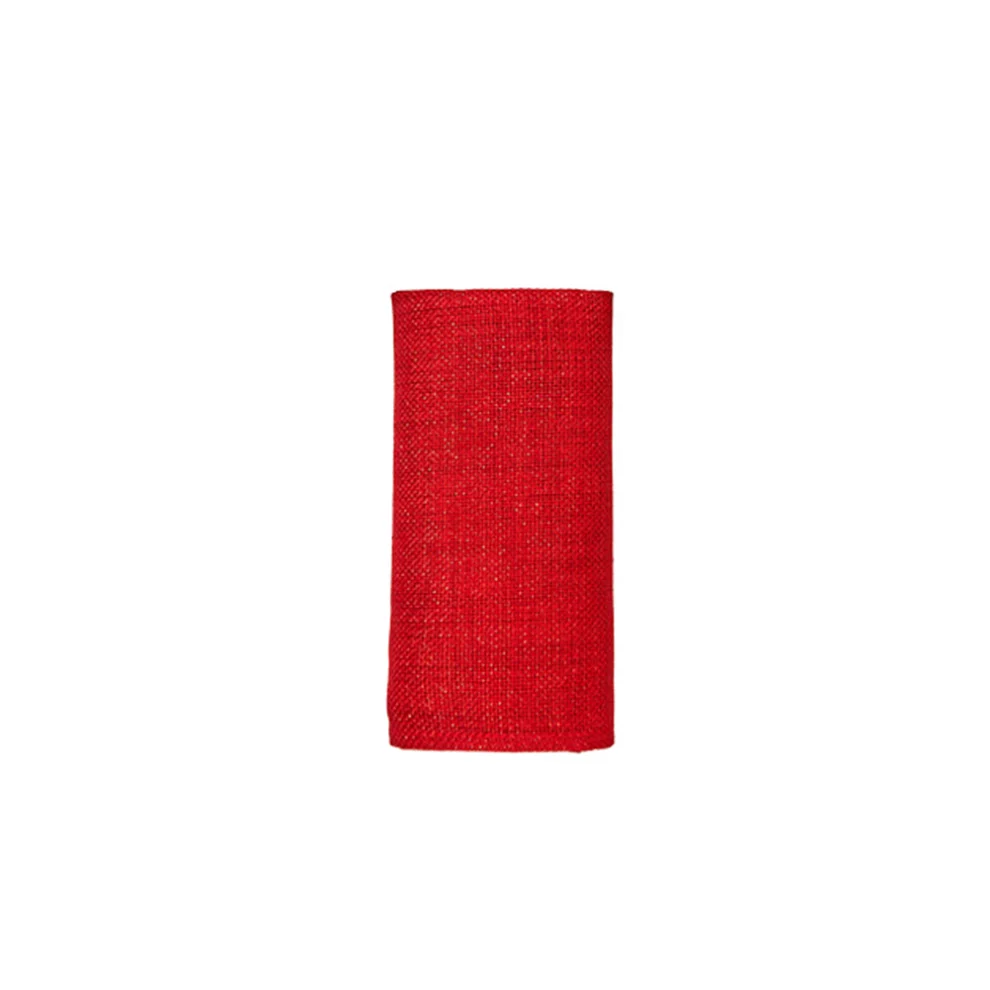 MELINO HOME - Red Glitter Set Of 4 Napkins