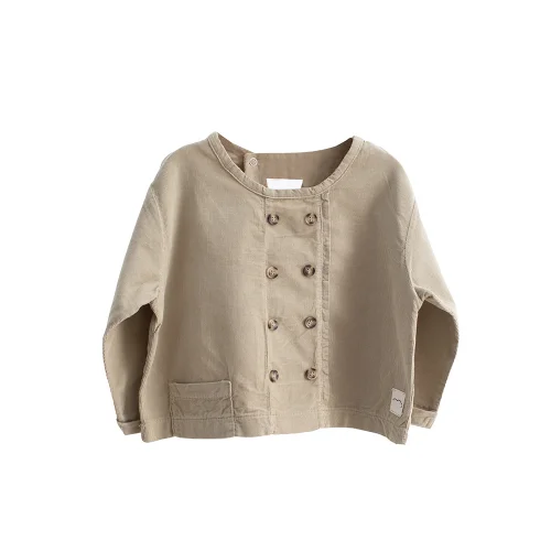 intheclouds - Buttoned Basic Top