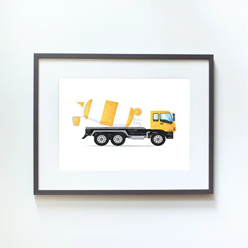 Little Forest Animals - Cement Mixer Truck