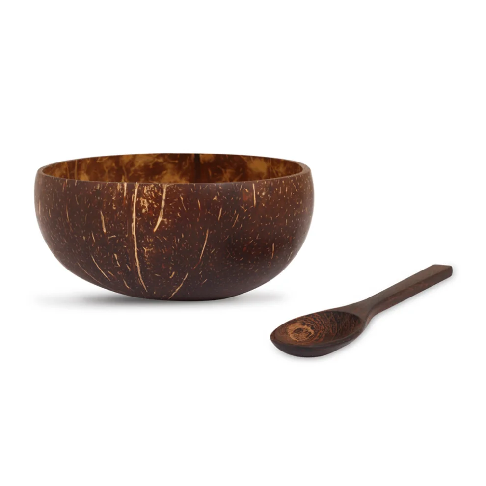 Gaia's Store - Original Coconut Bowl & Spoon Set