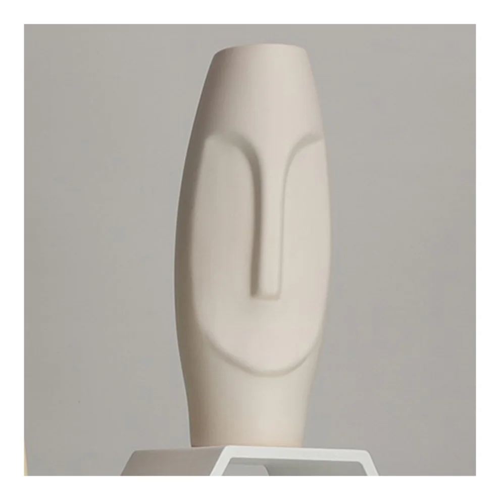 Beige & Stone - Nordic Face Vase